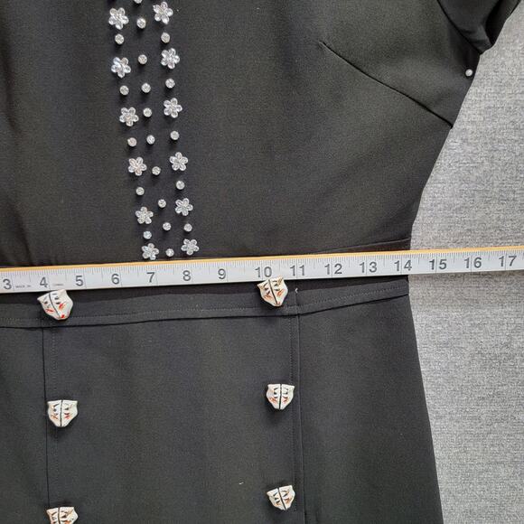 BURRYCO QUIET RICH STYLE STUDED COLLARED DRESS, SIZE M, NWT - Picture 10 of 12